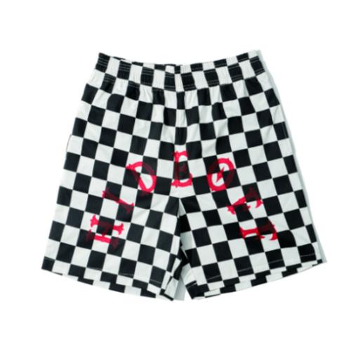 [하이드오프 반바지] HIDEOFF - Spellout Chess Shorts