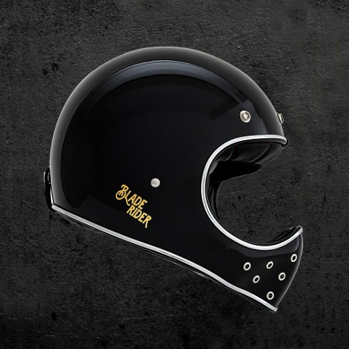 [블레이드라이더 2.0 헬멧] 크롬 유광 블랙