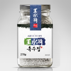 옥수정 죽염 270g (굵은입자) - 9회죽염/구운죽염/전통죽염