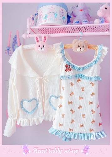 Heart Teddy Set-up