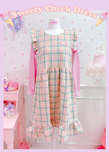 Sweety Check Dress