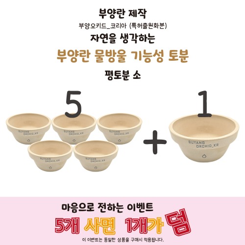 물방울 평토분 소 5+1