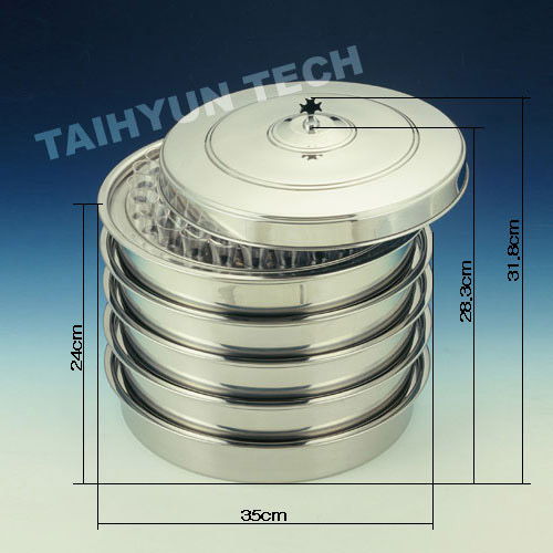 스텐 성찬기 (5단 1세트 THS-50)