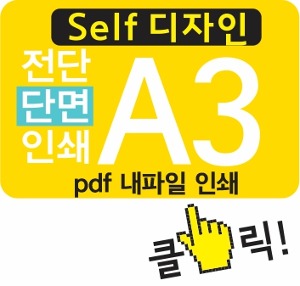 A3 전단 제작 ( 전단지 단면 인쇄 _ 소량 전단 출력)