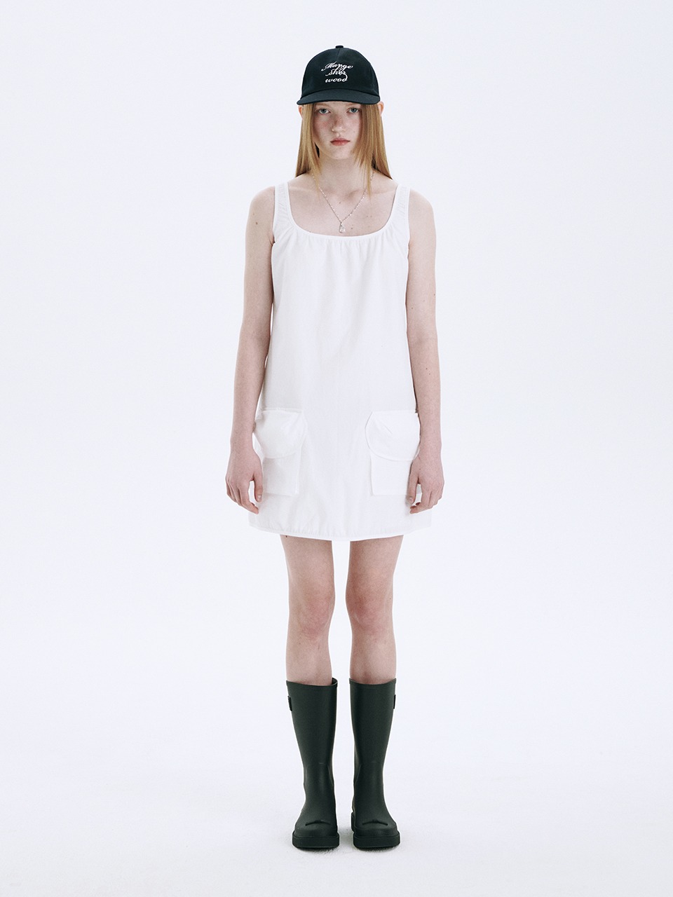 [Margesherwood ] / ☆ OUTPOCKET MINI DRESS / off white OUTPOCKET MINI DRESS_off white - MARGESHERWOOD