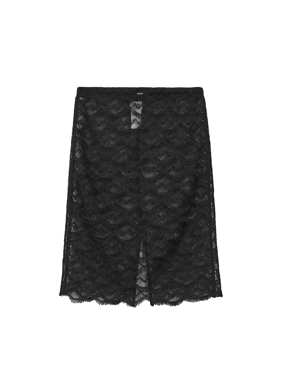 [Margesherwood ] / ☆ FRINGE LAYERED SKIRT / black FRINGE LAYERED SKIRT_black - MARGESHERWOOD