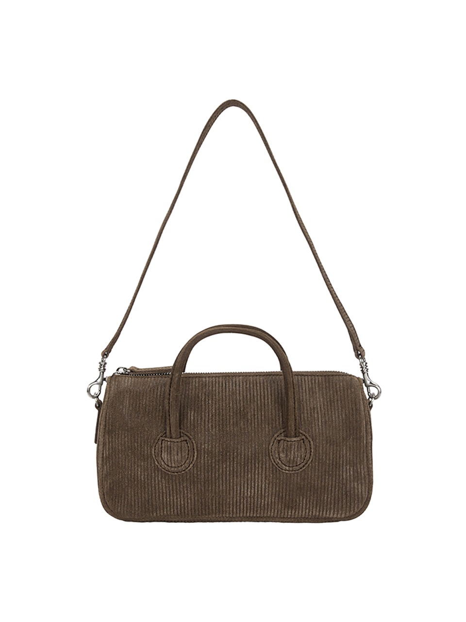 [Margesherwood ] / ☆ ZIPPER SMALL / cocoa corduroy suede ZIPPER SMALL_cocoa corduroy suede - MARGESHERWOOD