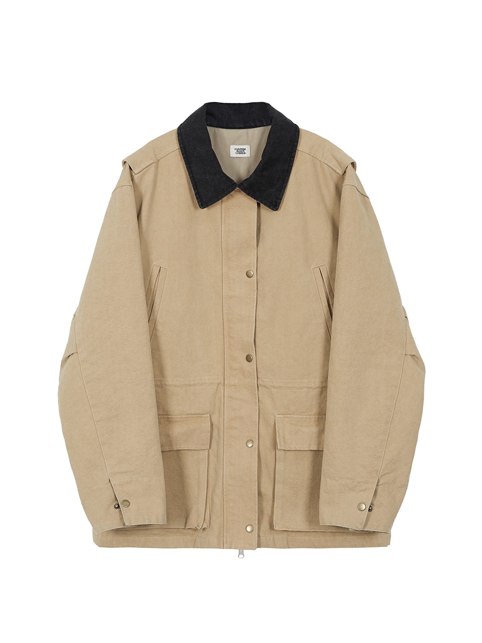 [MARGESHERWOOD] / ☆ VINTAGE WASHED WORK JACKET / beige WASHED WORK JACKET_beige - MARGESHERWOOD