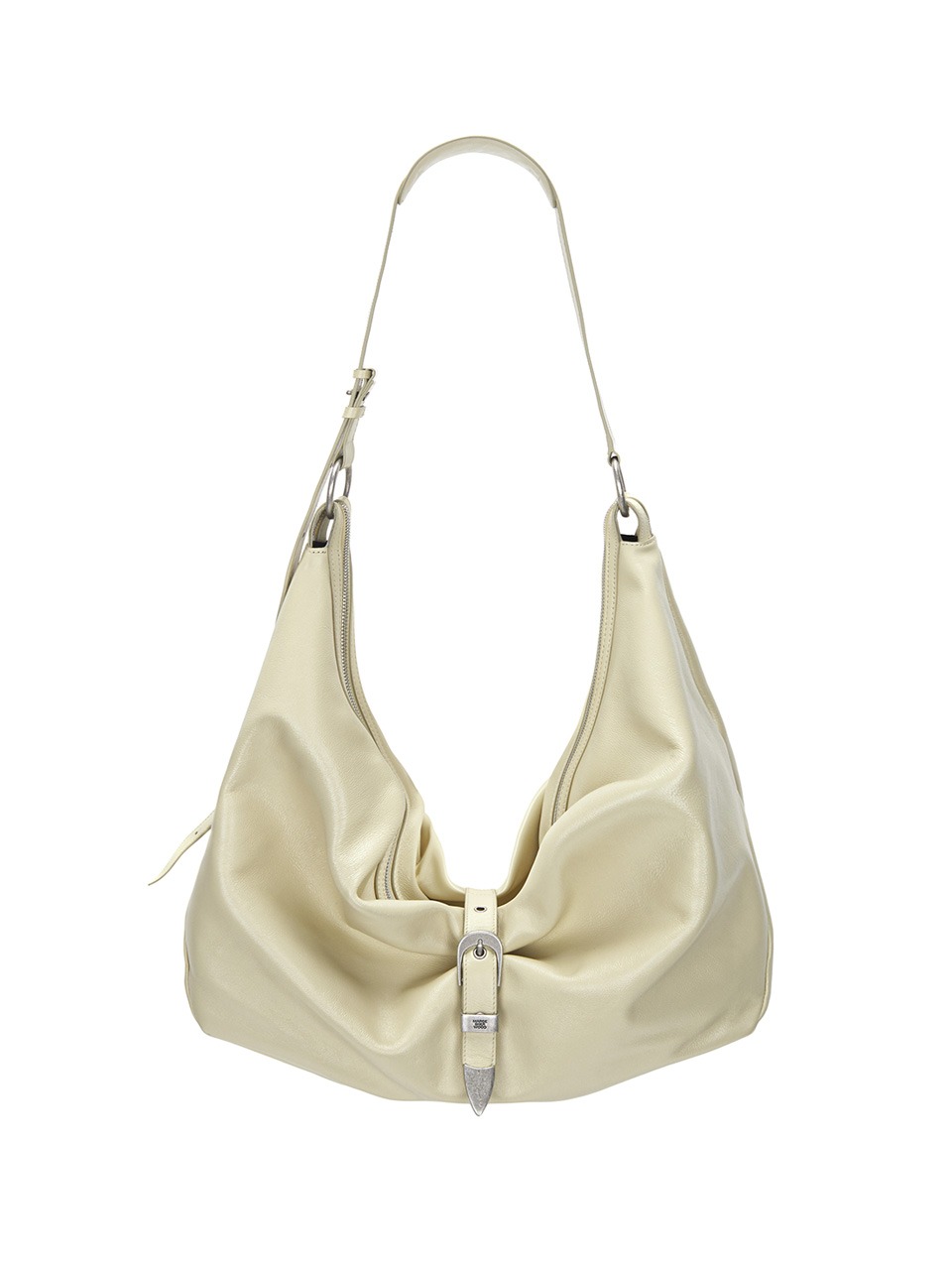 [Margesherwood] ☆ / HOBO SHOULDER / off white glossy plain Hobo shoulder off white glossy plain – Ferent Bags