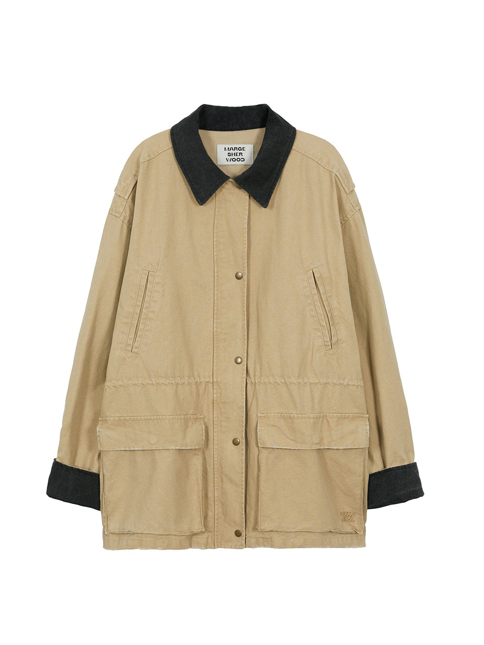 [MARGESHERWOOD] / ☆ VINTAGE WASHED WORK JACKET / beige VINTAGE WASHED WORK JACKET_beige - MARGESHERWOOD