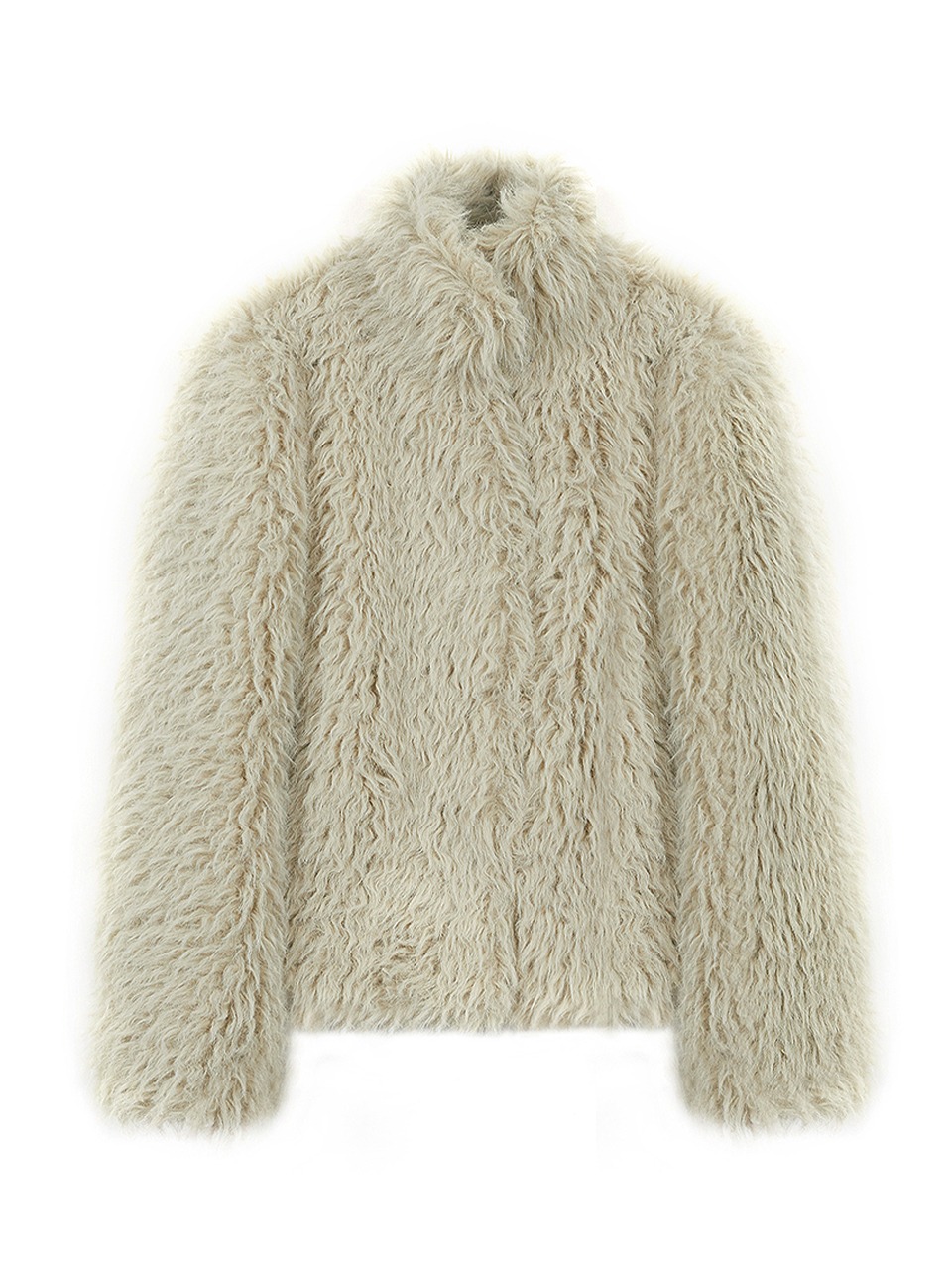 [Margesherwood ] / ☆ FAUX FUR JACKET / beige FAUX FUR JACKET_beige - MARGESHERWOOD