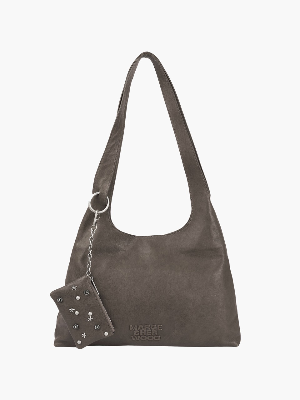 [Margesherwood] / ☆ HALTER HOBO LARGE / taupe washed nappa HALTER HOBO LARGE_taupe washed nappa - MARGESHERWOOD