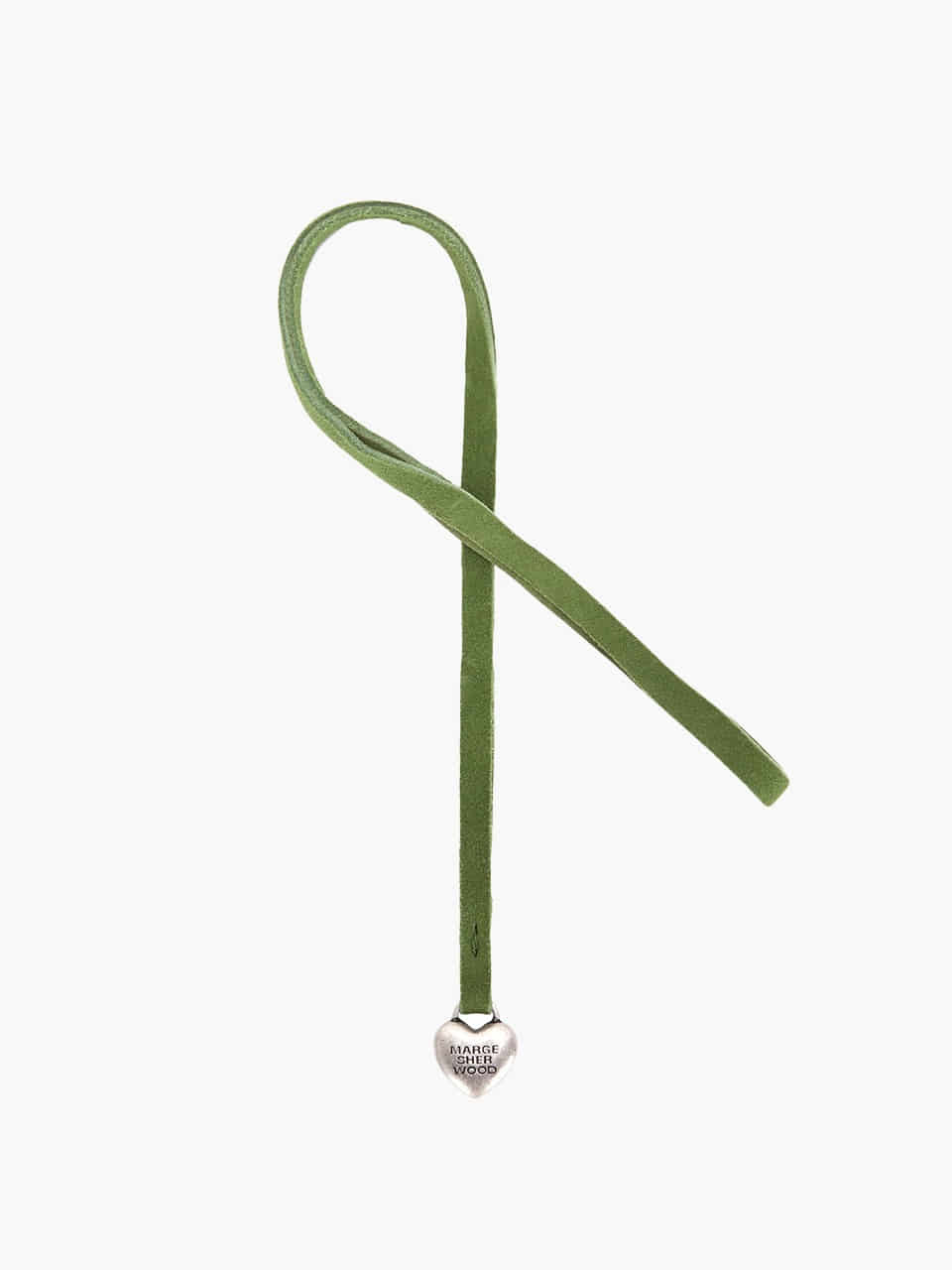 ファッション雑貨・小物その他 [Margesherwood] / HEART CHARM / forest suede CHARM - MARGESHERWOOD