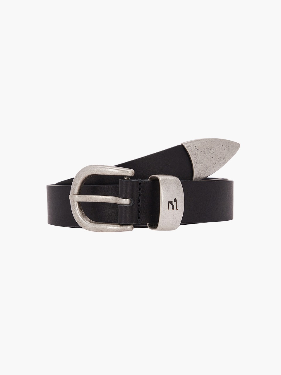 [Margesherwood] / ☆ RING TWO TONE LEATHER BELT / coffee Vince Camuto Double Ring Women's Reversible Belt - Free