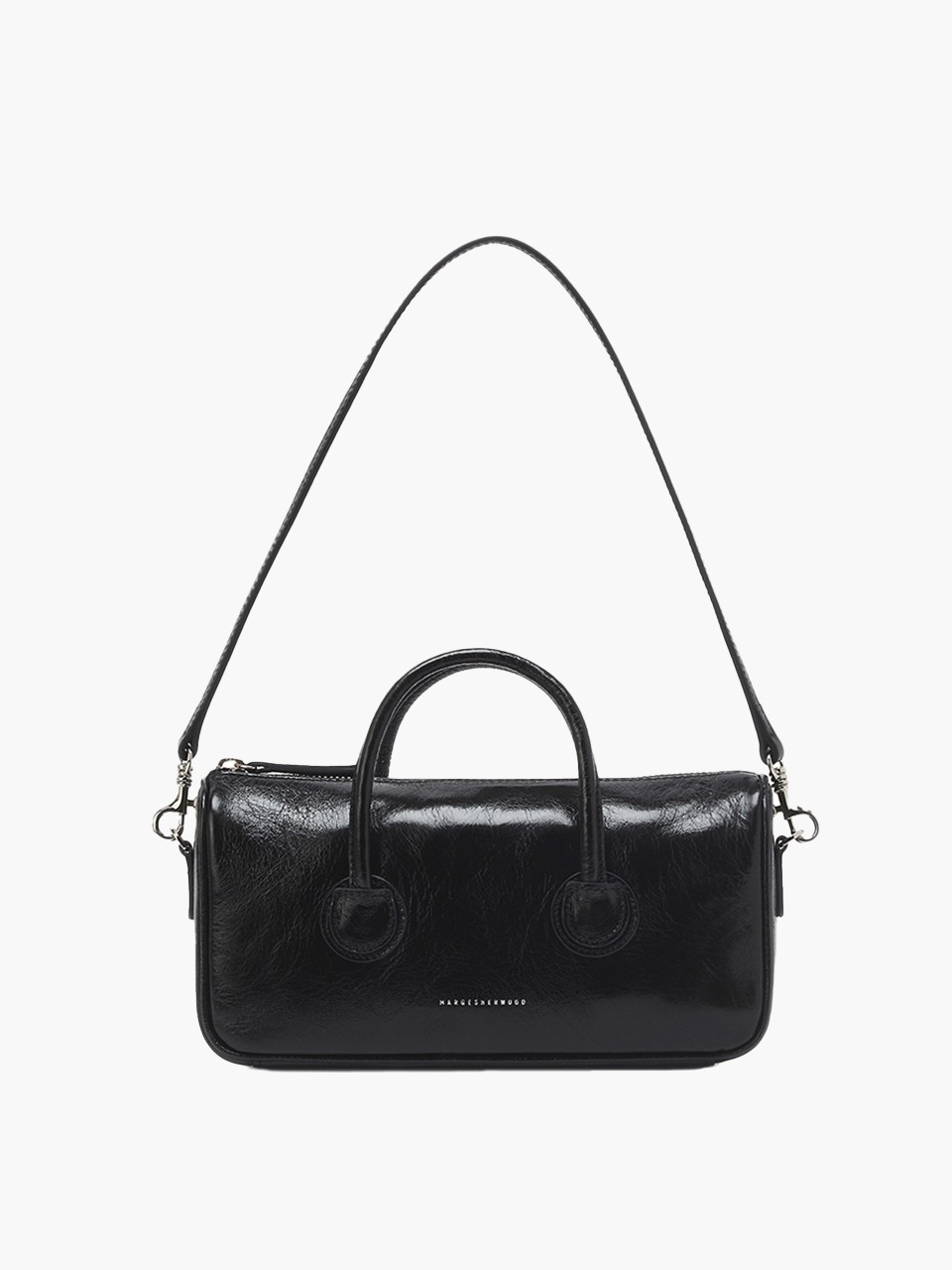 ZIPPER SMALL_black crinkle - MARGESHERWOOD