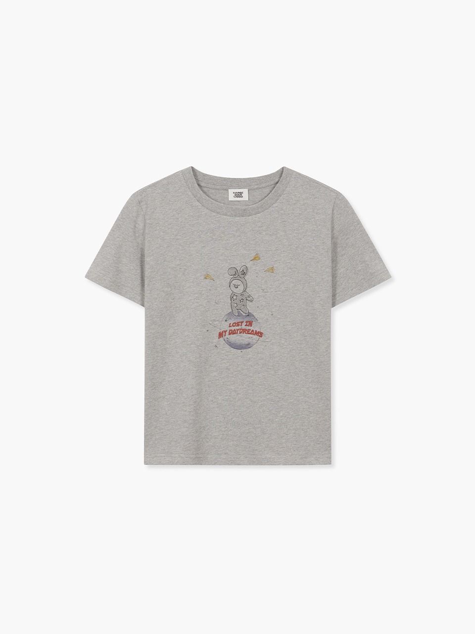 [Margesherwood ] / ☆ LACE-UP BUSTIER T-SHIRT / beige TOP - MARGESHERWOOD