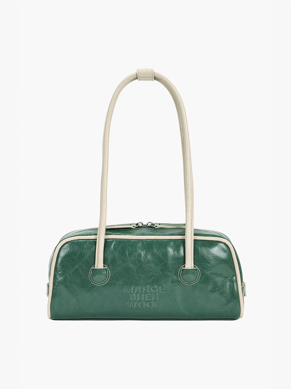 バッグ MARGESHERWOOD Margesherwood] / SOFT BAGUETTE BAG / washed brown pull-up