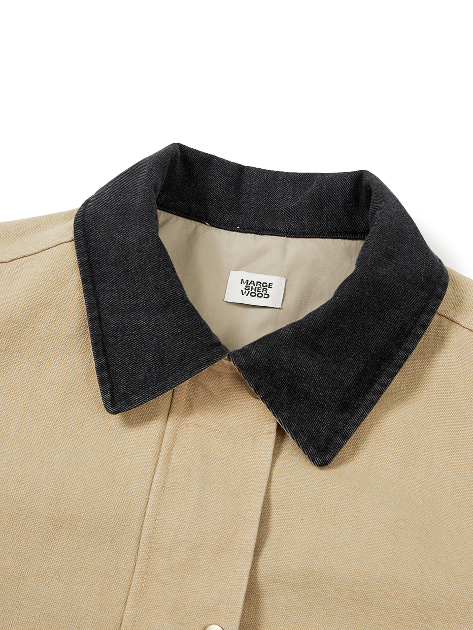 WASHED WORK JACKET_beige - MARGESHERWOOD