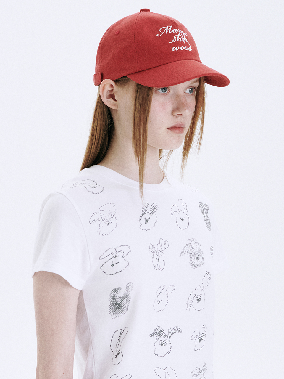 VINTAGE LOGO BALLCAP_red - MARGESHERWOOD