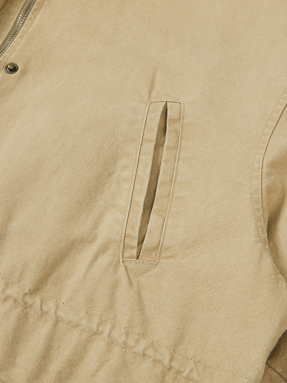 [MARGESHERWOOD] / ☆ VINTAGE WASHED WORK JACKET / beige VINTAGE WASHED SHORT WORK JACKET_beige - MARGESHERWOOD