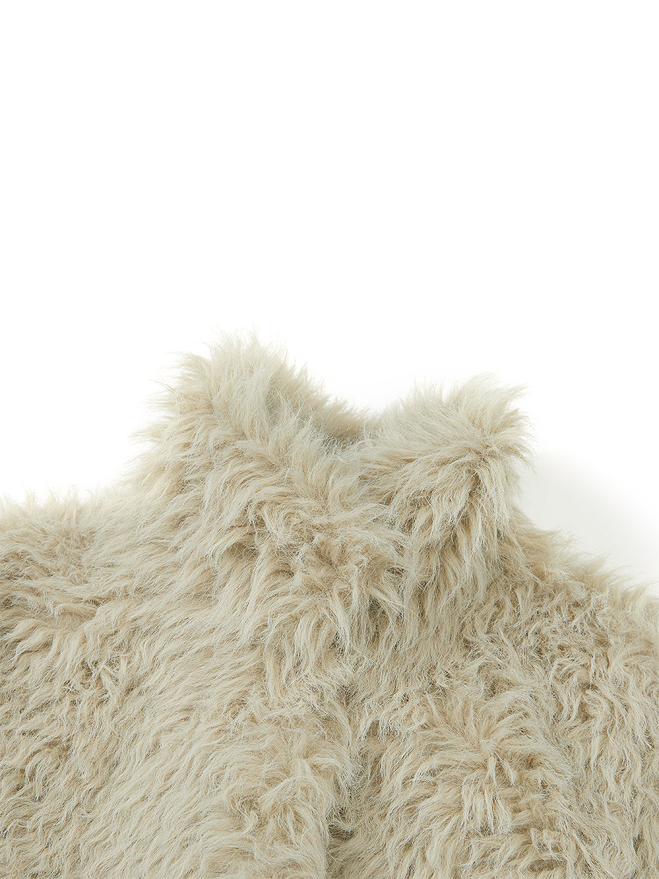 [Margesherwood ] / ☆ FAUX FUR JACKET / beige FAUX FUR JACKET_beige - MARGESHERWOOD
