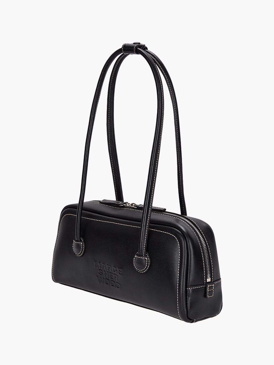 韓国人気【MARGE SHERWOOD】SOFT TOTE Black Cream plain MUSINSA | MARGESHERWOOD SOFT BOSTON (4color)