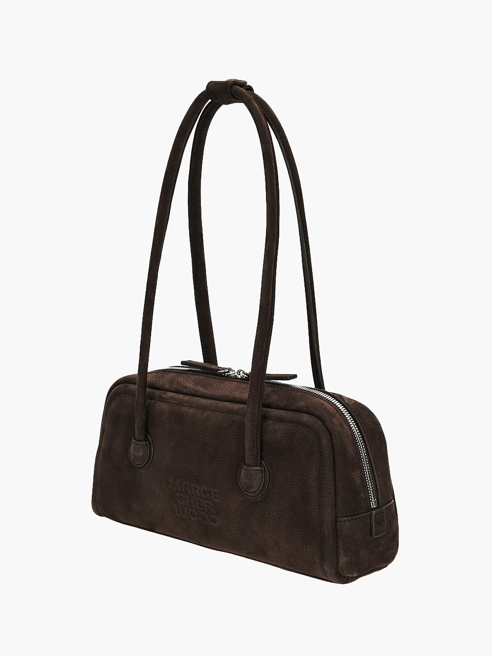 SOFT BAGUETTE BAG_hush nubuck - MARGESHERWOOD