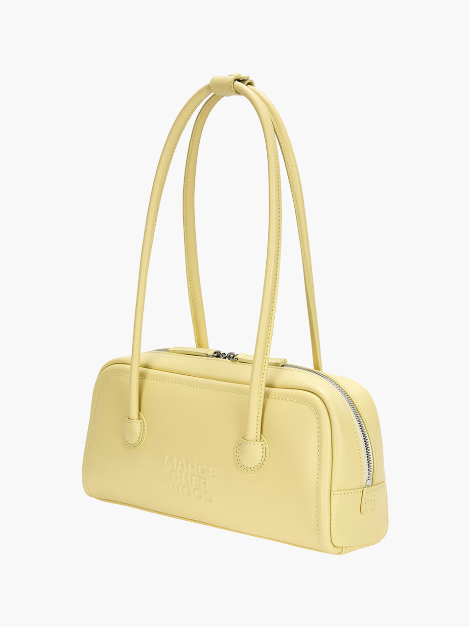 韓国【MARGE SHERWOOD】SOFT BAGUETTE BAG studded suede SOFT BAGUETTE BAG_soup plain - MARGESHERWOOD