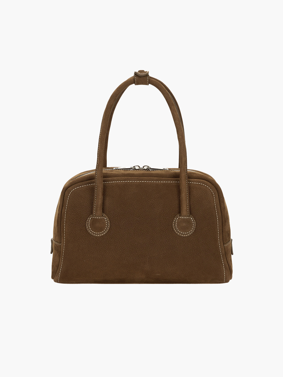 [Margesherwood] / ☆ DUMPLING TOTE / chestnut nubuck DUMPLING TOTE_chestnut nubuck – margesherwood