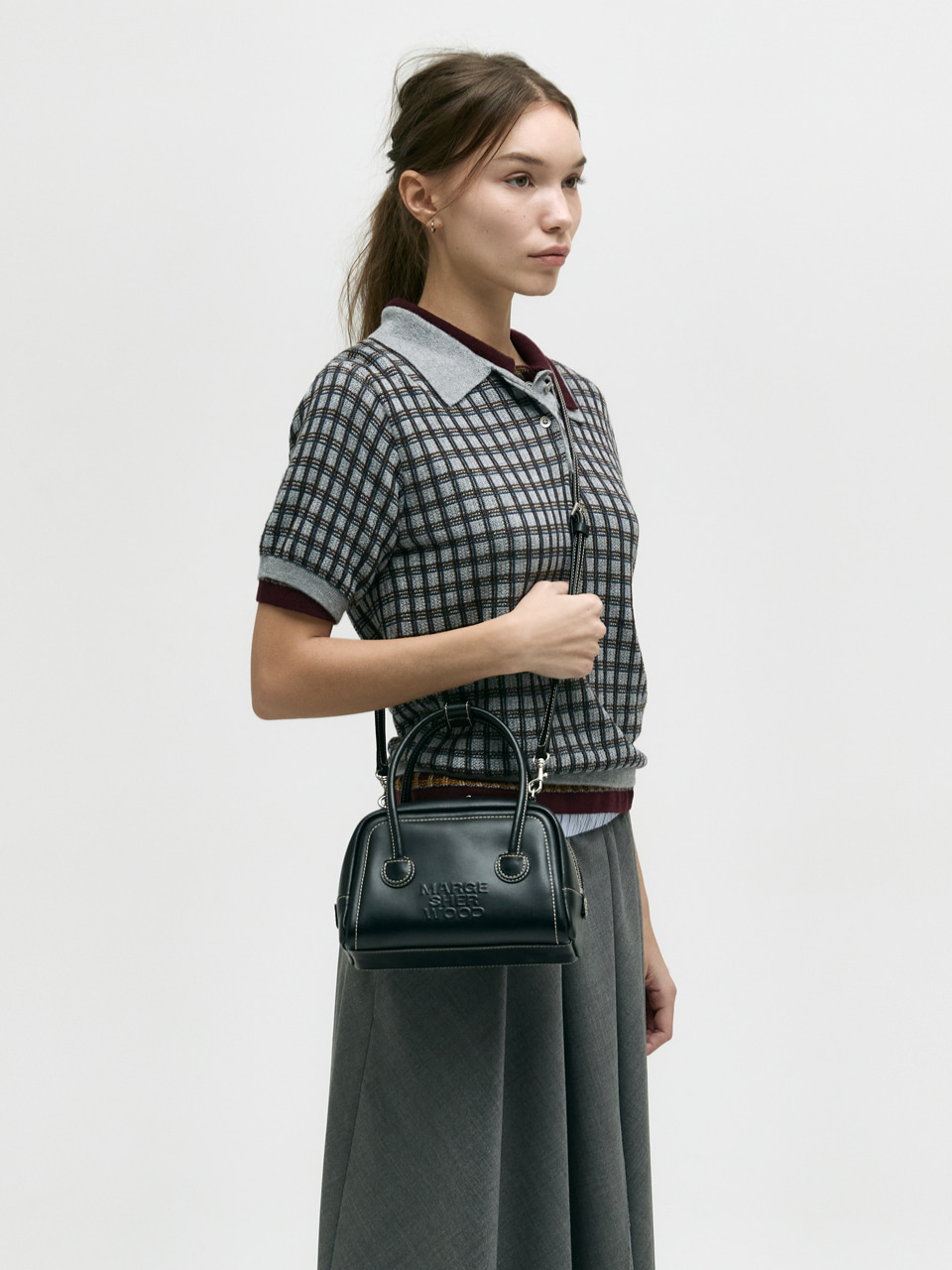 SOFT TOTE MINI_black plain - MARGESHERWOOD