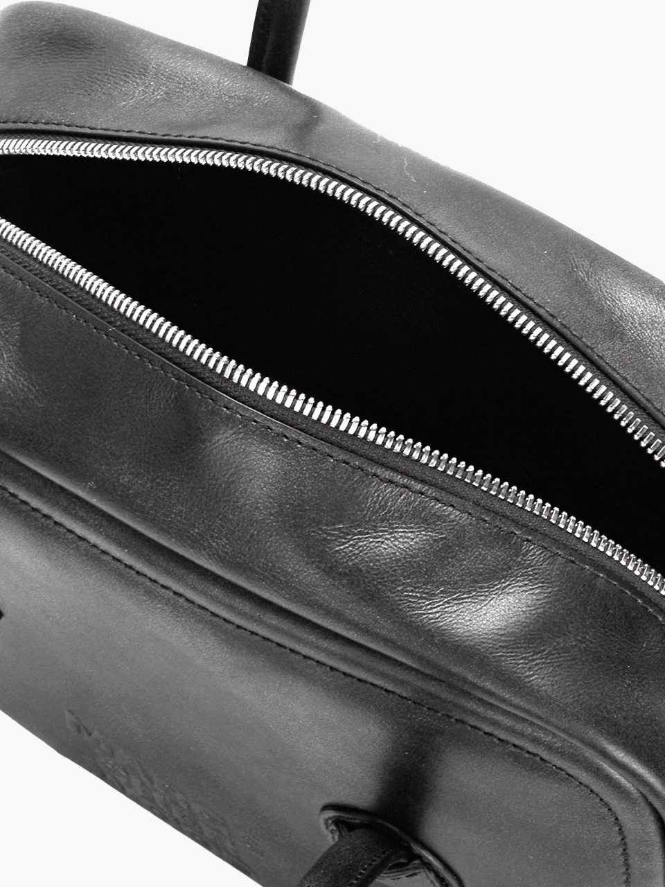SOFT TOTE_washed black two-tone brushed - MARGESHERWOOD