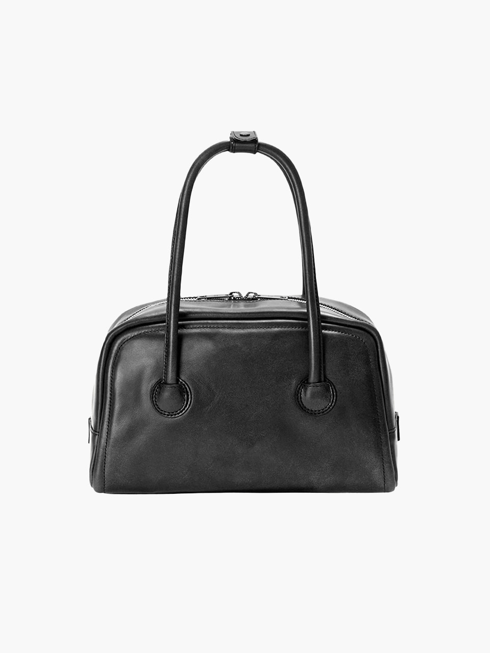 SOFT TOTE_washed black two-tone brushed - MARGESHERWOOD