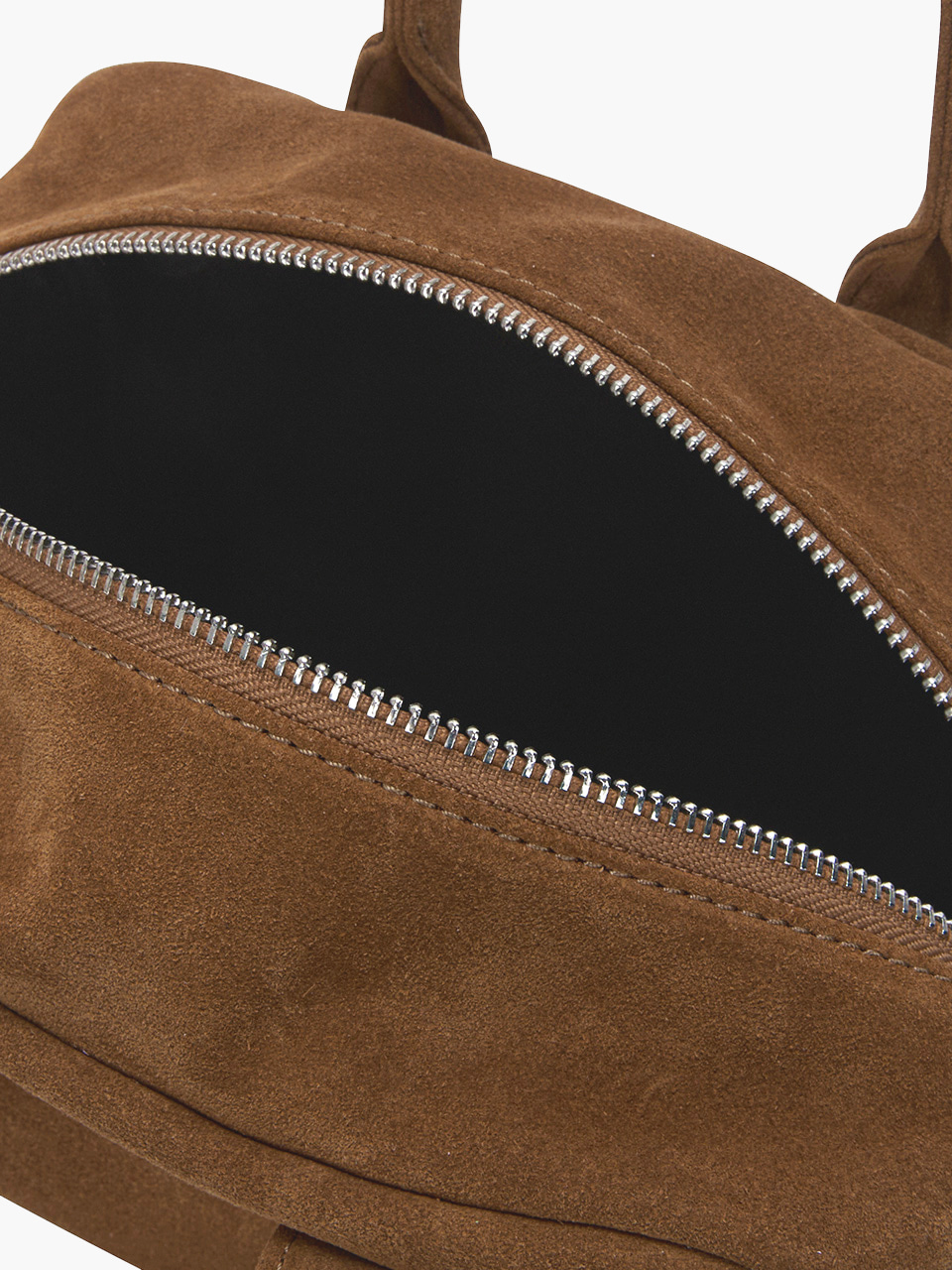 SOFT BOWLING BAG_hazelnut suede - MARGESHERWOOD