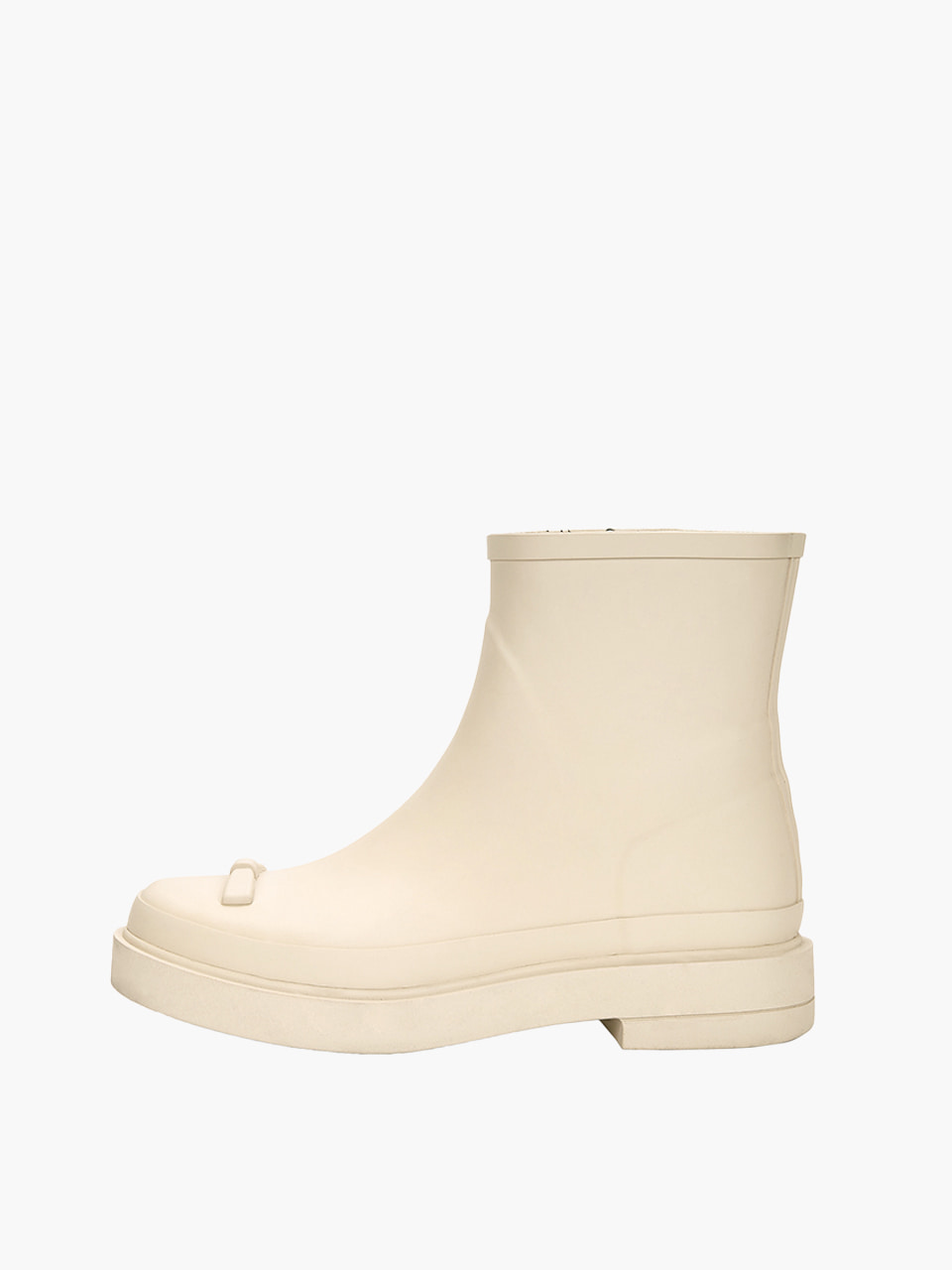 韓国人気【MARGE SHERWOOD】RIBBON RUBBER BOOTS SHORT RIBBON RUBBER BOOTS SHORT_black - MARGESHERWOOD