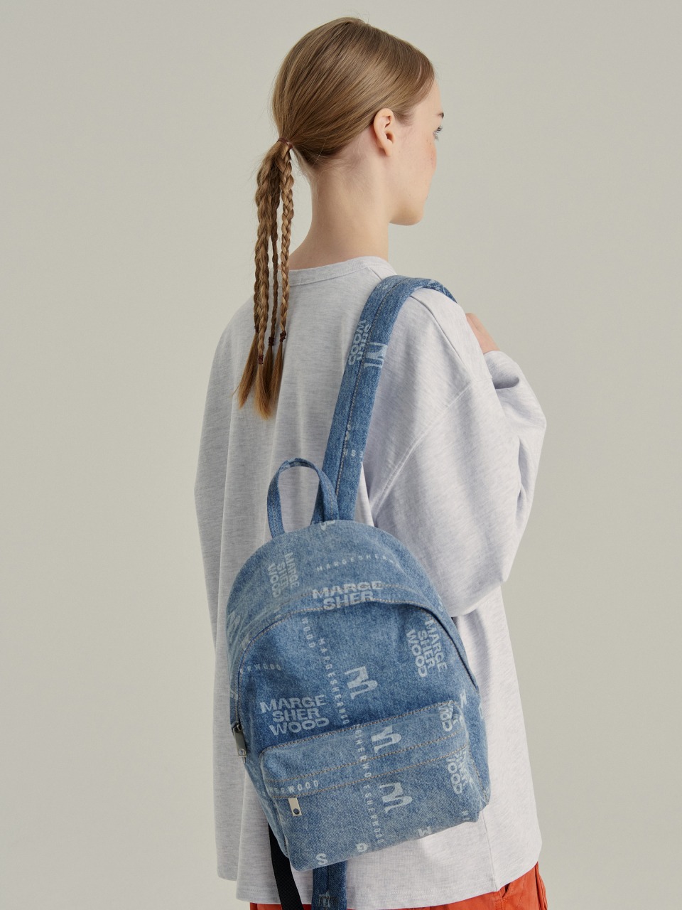 [MARGESHERWOOD]★FLAT DRAWSTRING BACKPACK BACKPACK - MARGESHERWOOD
