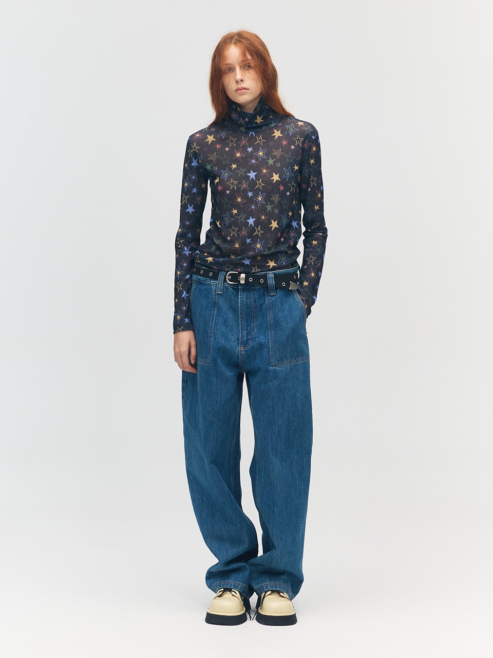 [Margesherwood ] / ☆ STITCH RELAXED WIDE JEANS / blue Relax in Comfy Wide Leg Jeans! | Newest Judy Blue Jeans