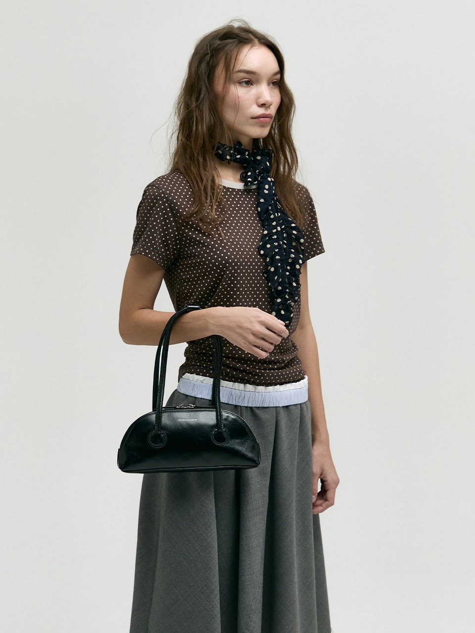 [Margesherwood] ☆ / BESSETTE SHOULDER / washed black BESSETTE SHOULDER – BRUNI