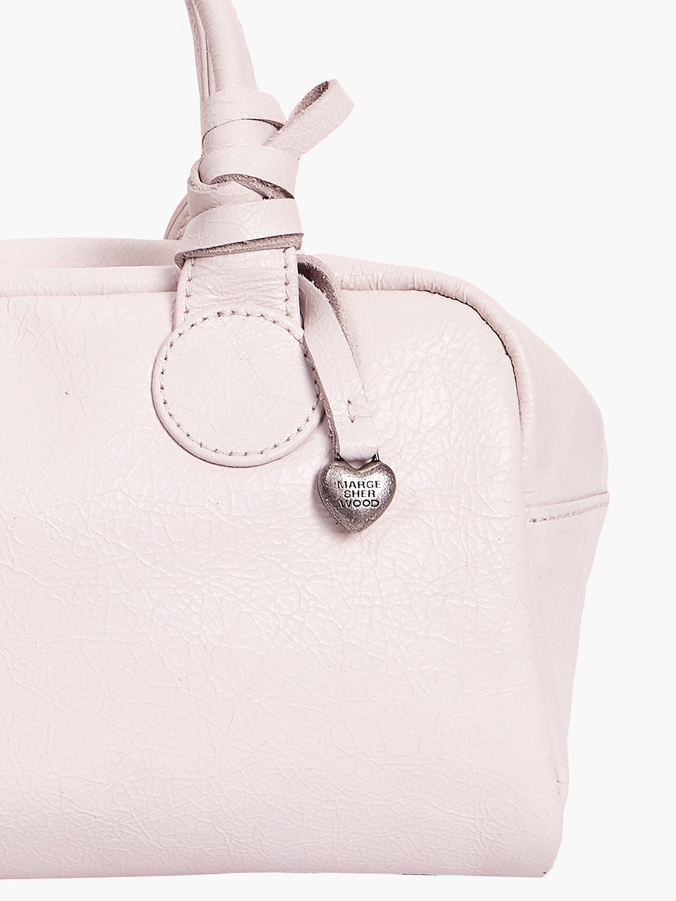 ファッション雑貨・小物その他 [Margesherwood] / HEART CHARM / cream leopard suede CHARM - MARGESHERWOOD