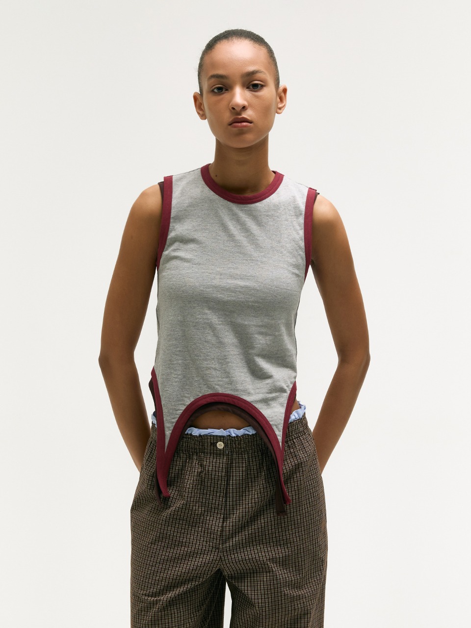[Margesherwood] / ☆ WINDBREAKER JUMPER / GREY OUTER - MARGESHERWOOD