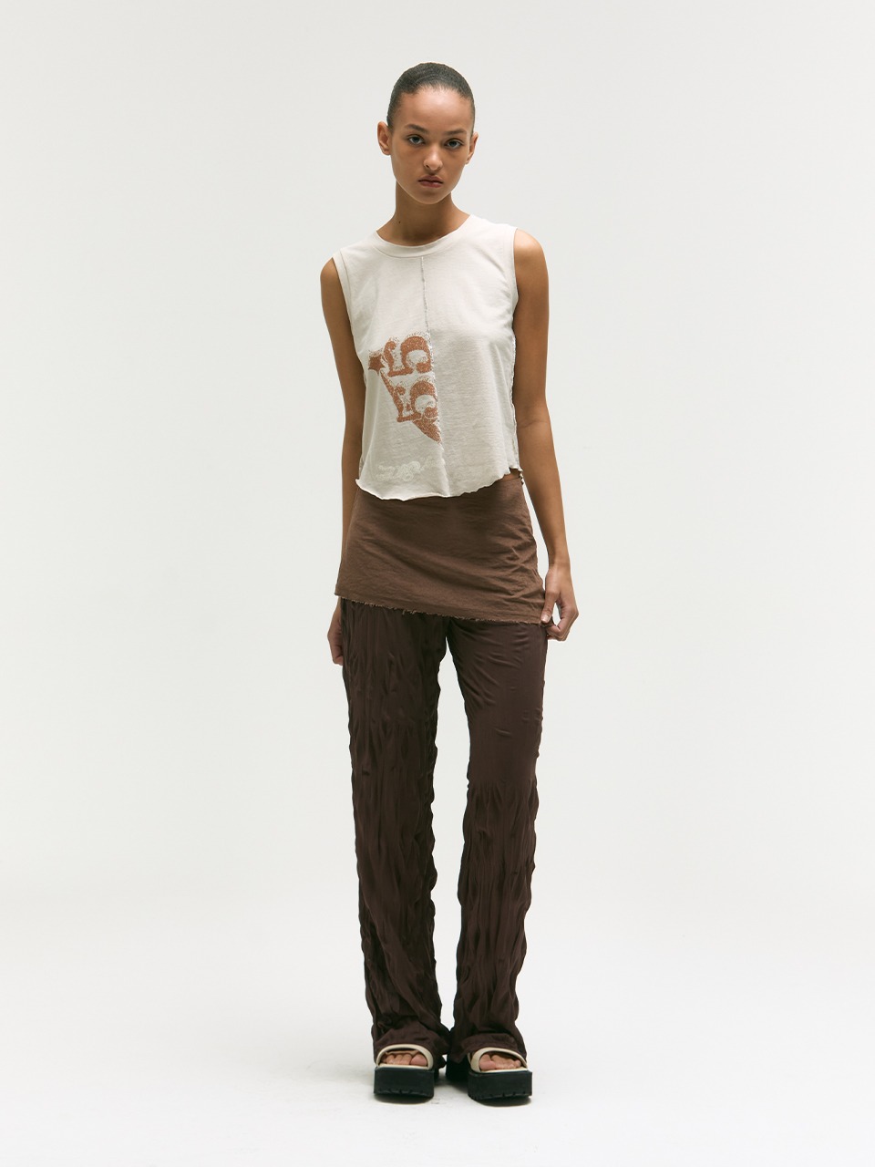 [Margesherwood ] / ☆ COTTON OUTPOCKET STRING PANTS / khaki Black Sign Khaki Chino Wide Gurkha Pants - Field Beige