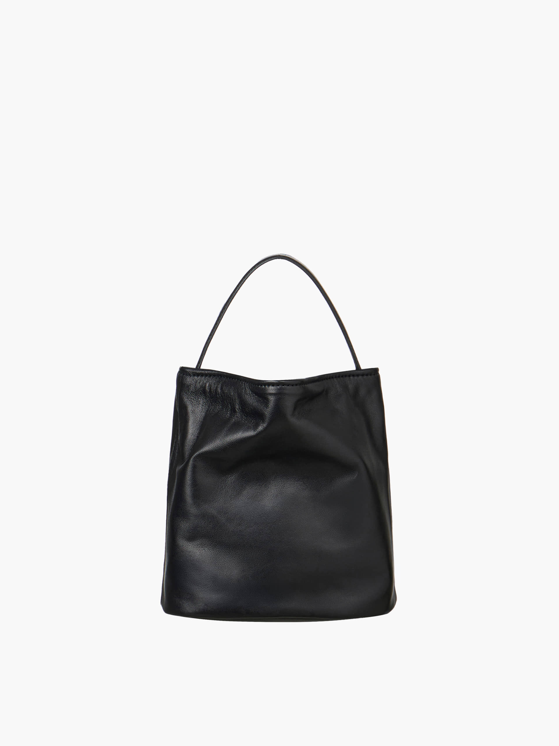 WIRED BUCKET_black airy nappa - MARGESHERWOOD