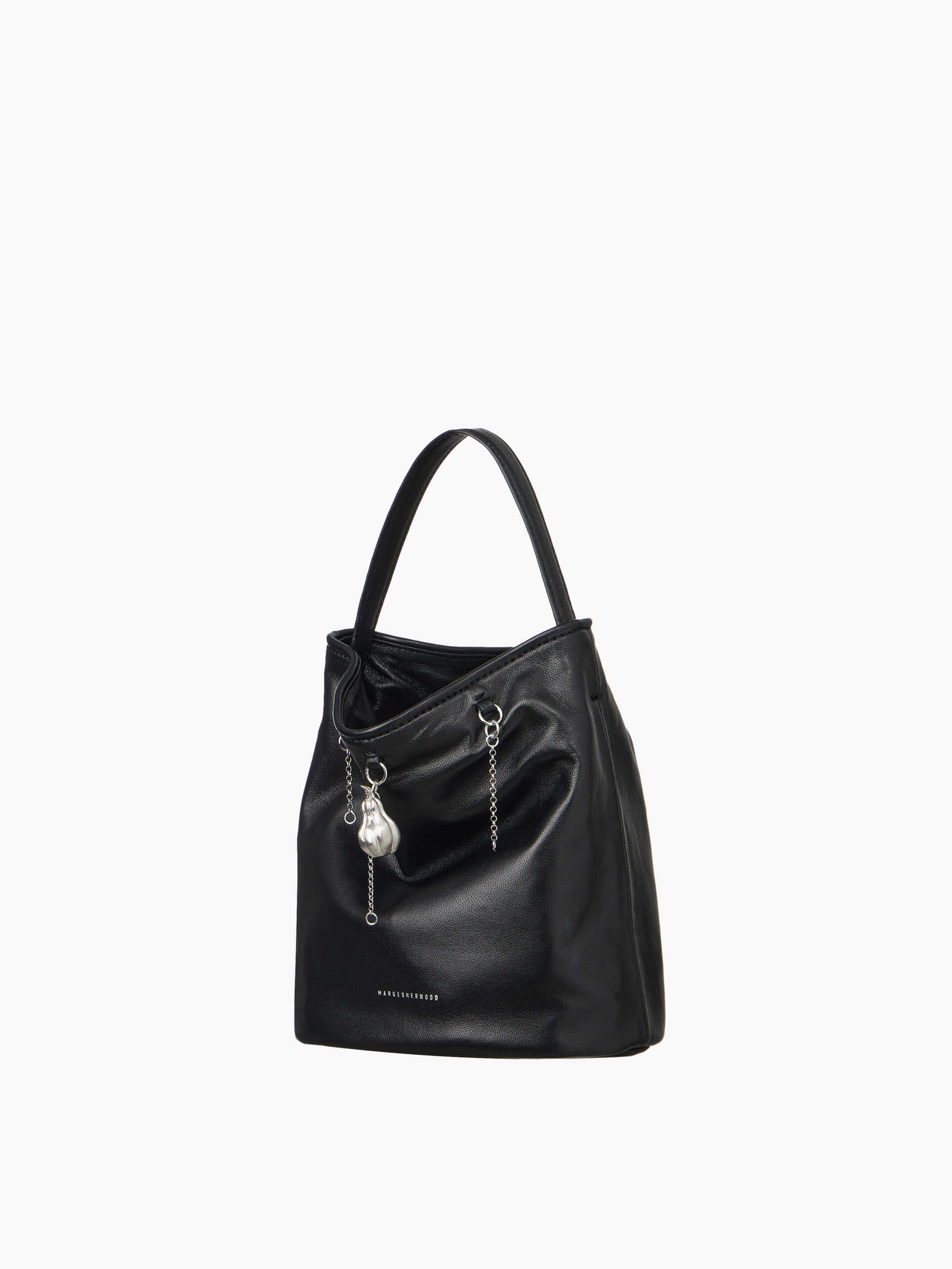 WIRED BUCKET_black airy nappa - MARGESHERWOOD