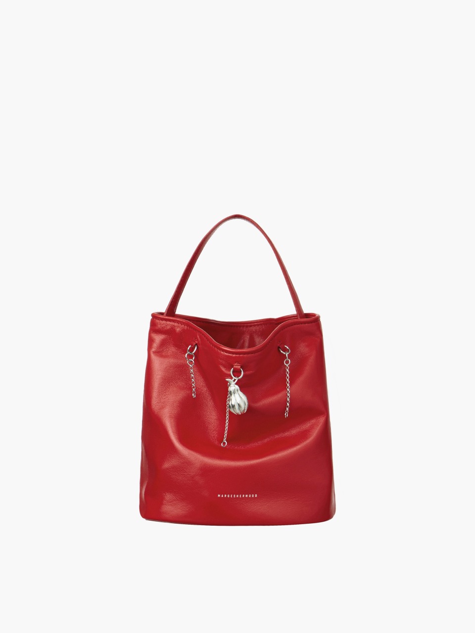 WIRED BUCKET_red airy nappa - MARGESHERWOOD