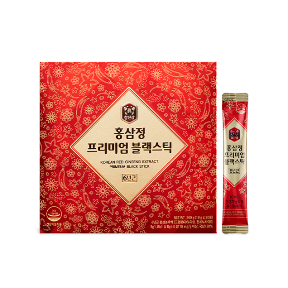 참진삼 블랙스틱 홍삼진액 10ml x 30포 1개