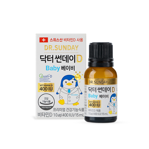 닥터썬데이D 베이비 400IU 액상 비타민D 15ml