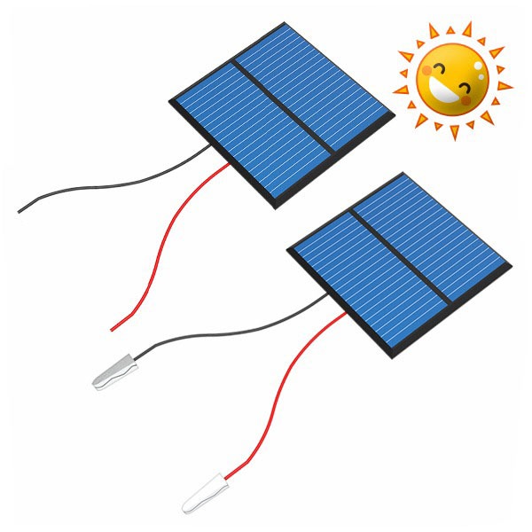 태양전지판(정사각)-2V120mA(악어집게전선)