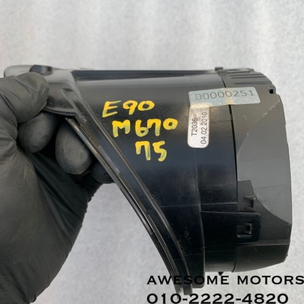 bmw e90 320d 계기판 9187344 9316127