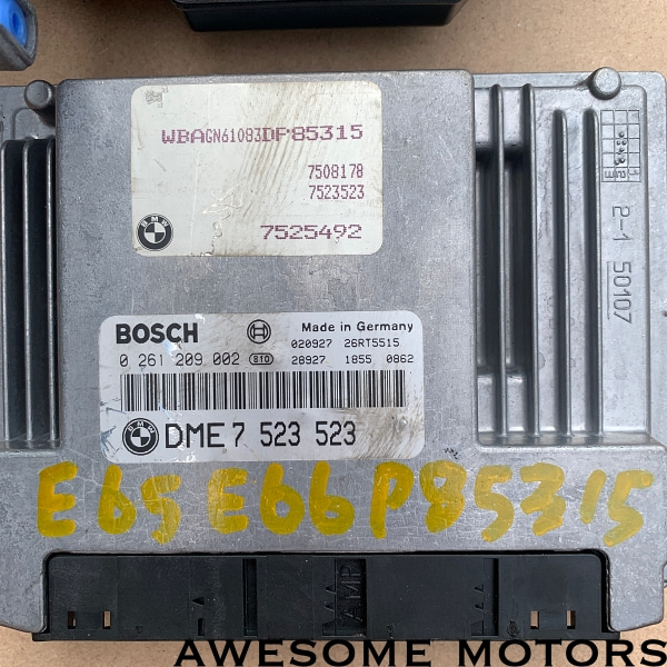 BMW 745LI E65 E66 ecu 세트 7523523 6928193 6959045