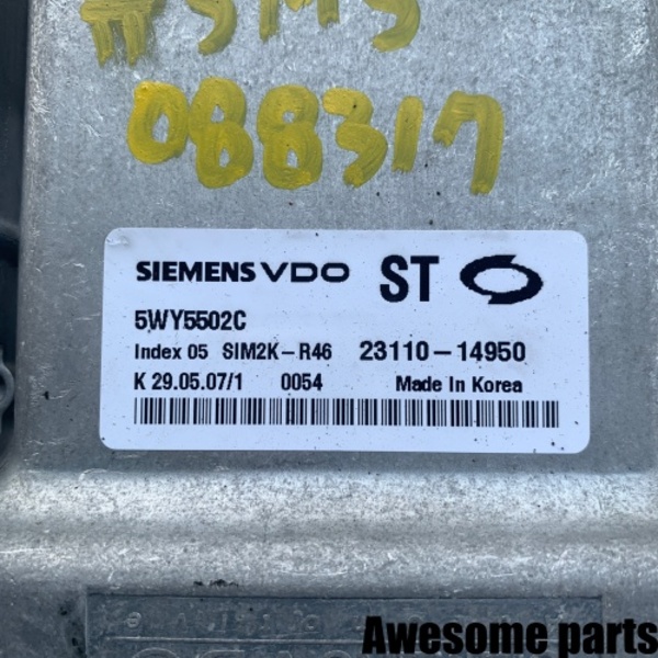 르노삼성 뉴 SM5 ecu 2311014950