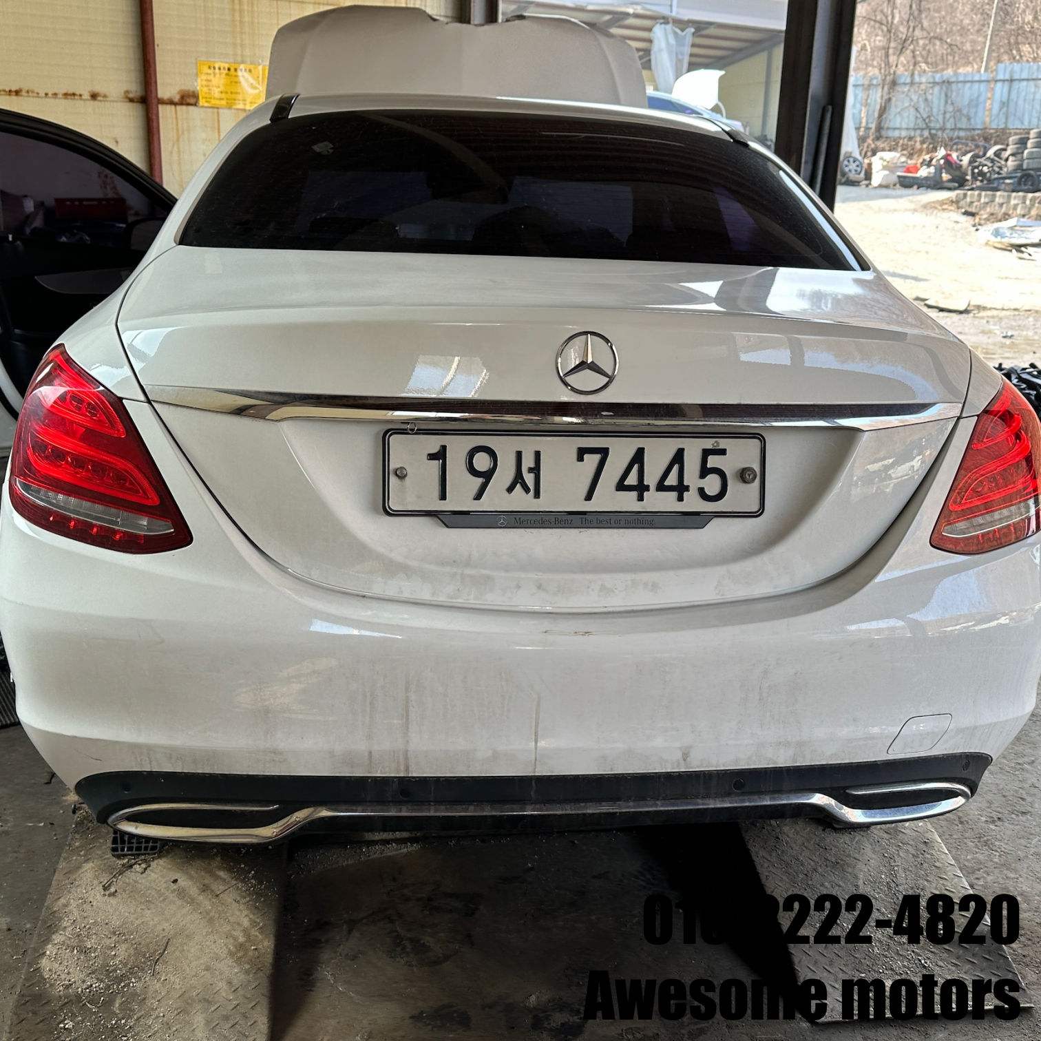 벤츠 w205 c220 리어 범퍼 어셈블리 a2058806400